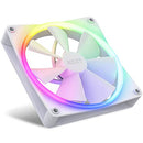 NZXT F140RGB 140MM RGB FANS TWIN + RGB LIGHTING CONTROLLER 2 PACK - WHITE - Like New