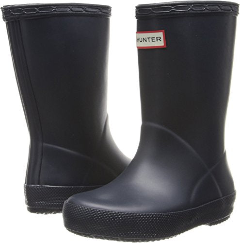 KFT5003RMA Hunter Kids First Classic Rain Boot Navy Youth 5 Boys, 6 Girls - Like New