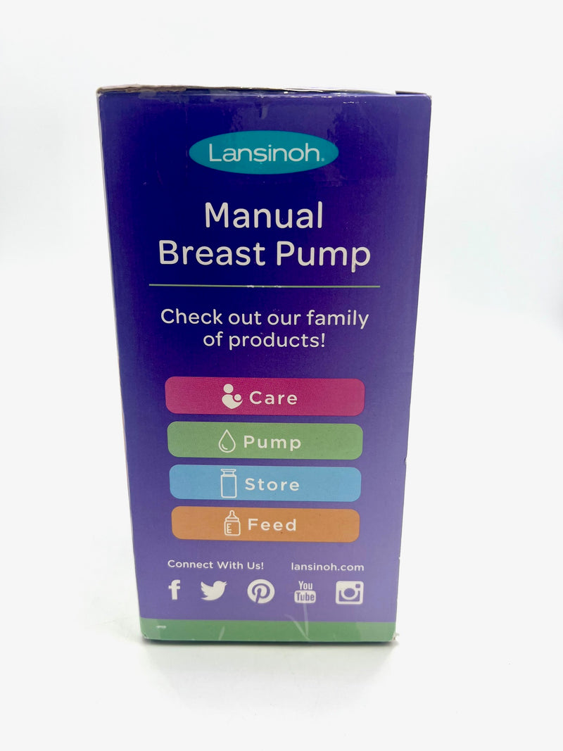 Lansinoh Manual Breast Pump, Hand Pump for Breastfeeding 50520 - Like New