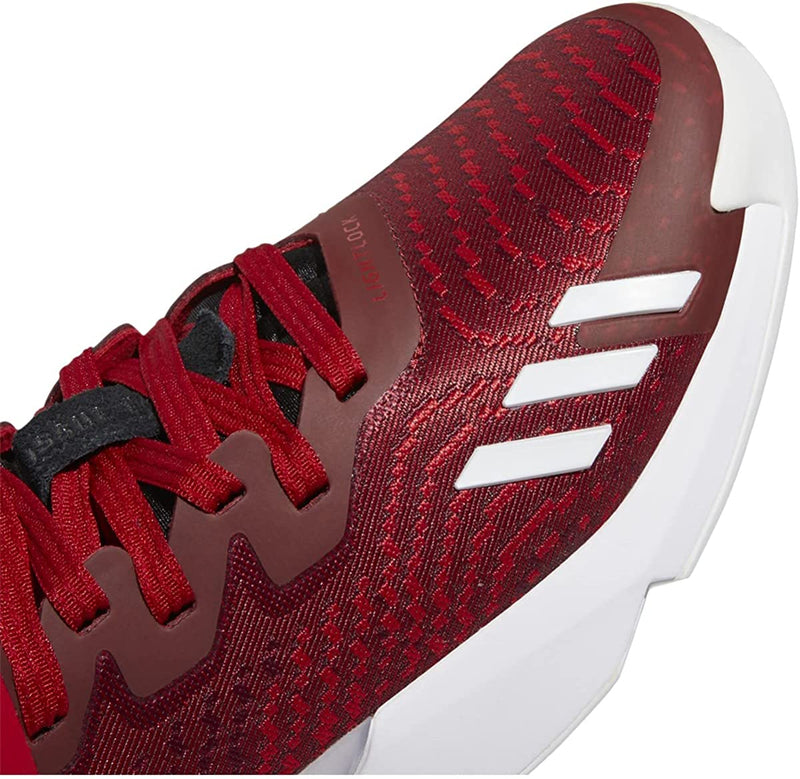 GY6507 Adidas D.O.N Issue 4 Basketball Shoe Unisex Red/White M7 W8 - Like New