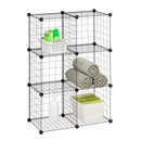 HONEY CAN DO HONEY-CAN-DO 6 CUBE BLACK STORAGE SET SHF-09484 - BLACK - Brand New