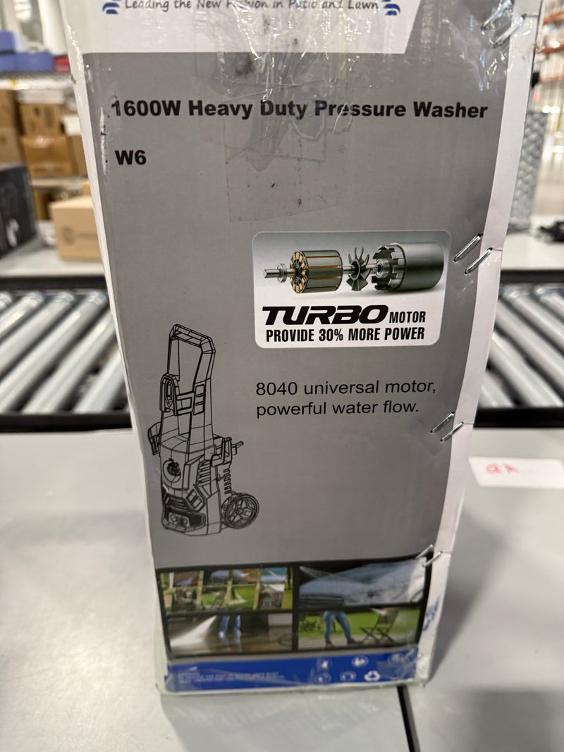 PATOOLIO POWER PRESSURE WASHER WITH FOAM CANNON - BLUE - Like New