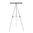 MasterVision 3-Leg Lightweight Telescoping Display Easel, FLX09102MV - Silver - Like New
