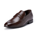 AMAZON ESSENTIALS MEN'S SQUARE APRON TOE LOAFER WITH MEMORY FOAM DARK BROWN 11.5 - Brand New