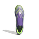 ADIDAS F50 LEAGUE LACELESS TURF SOCCER CLEATS MEN 12 WOMEN 13 -PURPLE RUSH/WHITE - Like New