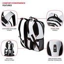 SA5505 SWISSGEAR CECIL LAPTOP BACKPACK, FITS 16 INCH LAPTOP, WHITE TARPAULIN - Brand New