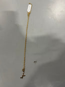 REBECCA MINKOFF "LIKE A GIRL NECKLACE - GOLD - Brand New