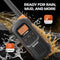 BUSHNELL LPX650 WALKIE TALKIE RADIO 2 PACK - BLACK/ORANGE - Like New