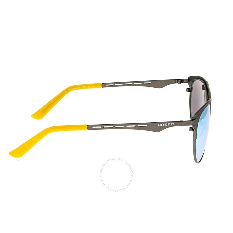 Breed Hercules Titanium Sunglasses - Gunmetal Titanium/Celeste-Yellow Like New