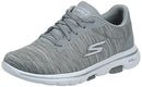 15905 SKECHERS WOMEN'S GO WALK 5 TRUE AIR-COOLED GOGA MAT SIZE 10.5 GRAY - Like New