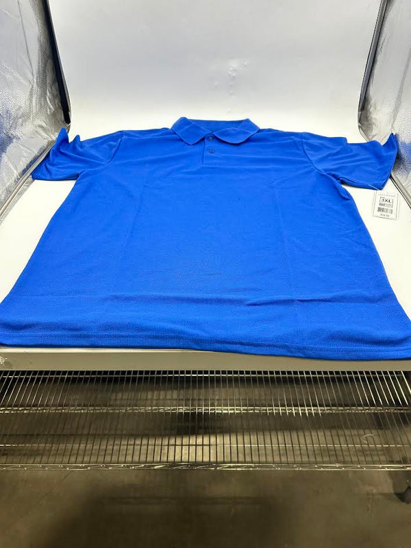 POLO AVENUE MEN'S - SIZE: MEN 3XL - ROYAL BLUE - Brand New