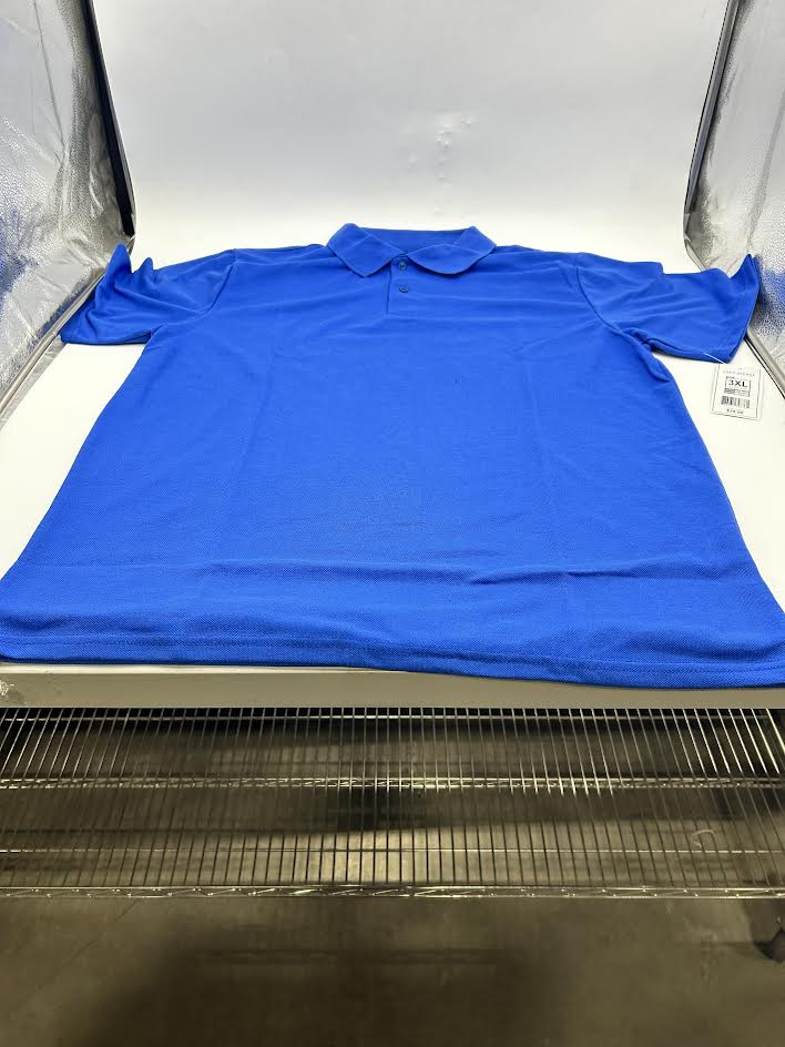 POLO AVENUE MEN'S - SIZE: MEN 3XL - ROYAL BLUE - Brand New