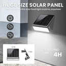AUDERWIN SOLAR FLOOD LIGHTS OUTDOOR 4000LM, (6500K) 2 PACK - COOL WHITE - Like New