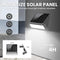 AUDERWIN SOLAR FLOOD LIGHTS OUTDOOR 4000LM, (6500K) 2 PACK - COOL WHITE - Like New