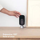 ECOBEE - INDOOR WIFI SMART CAMERA WITH VOICE CONTROL EBSCV01 - BLACK/WHITE New