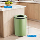 Garvee 10.6 Gallon Open Top Stainless Steel Trash Can with Inner Bucket Green - Like New
