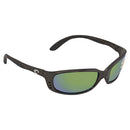 COSTA DEL MARBRINE Green Mirror Gray Frame Polarized Polycarbonate Sunglasses - Like New