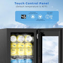 COWSAR MINI FRIDGE-58018RWC0 0.6 CU FT WINE COOLER - BLACK - Like New