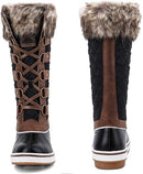 ALEADER WOMENS COLD WEATHER WINTER BOOTS WATERPROOF SNOW BOOTS SIZE: 11 - BROWN - Like New