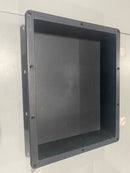 UNI-GREEN RECESSED SHOWER NICHE SHELF 16"X20"X4" - BLACK - Like New
