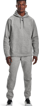 UNDER ARMOUR MEN'S UA HUSTLE FLEECE JOGGERS - SIZE: MEN L - HEATHER GRAY - Brand New