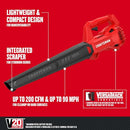CRAFTSMAN V20 CORDLESS LEAF BLOWER, HARD SURFACE, BARE TOOL, CMCBL710B - RED - Like New