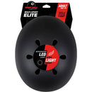 EIGHT BALL E-LITE 14+ BIKE HELMET WITH LED, 55-58CM - MATTE BLACK - Like New