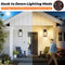 BRIGHTEVER 13.6" Motion Sensor Outdoor Wall Sconce Lantern, 2 Modes, B05082PG - Brand New