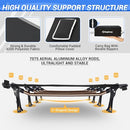 KingCamp Ultralight Camping Cot Bed Weight Capacity 120kg (Black) - Like New