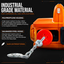 SUPER HANDY-GUO075 1000lbs Max, Portable Electric Winch - ORANGE - Like New