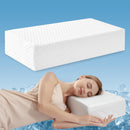 COLDHUNTER COOLING CUBE PILLOW FOR SIDE SLEEPERS MEMORY FOAM - WHITE - Brand New