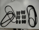 OMTEC CARRYTEC 47IN UNIVERSAL LOCKABLE ROOF RACK BOLD-BAR V1 BLACK - Like New