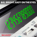 SHARP INK PRINTING CALCULATOR, 12-DIGIT LCD, AC POWERED, OFF-WHITE, GRAY - Like New