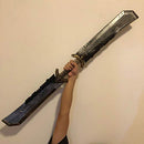 damdos Cosplay Thanos Sword 42.5" Double Edged Sword PU Foam Birthday Gifts - Like New