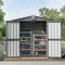Domi Outdoor Storage Shed 6.5'x 4.2', Metal Garden Shed, - Scratch & Dent