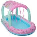 SWIMWAYS DISNEY PRINCESS ARIEL WATER CASTLE DELUXE POOL, CANOPY AND FAST - PINK - Brand New