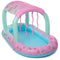 SWIMWAYS DISNEY PRINCESS ARIEL WATER CASTLE DELUXE POOL, CANOPY AND FAST - PINK - Brand New