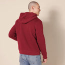 AMAZON ESSENTIALS HOODIE FOR MEN SHERPA-LINED FULL-ZIP FLEECE, M, RED - Brand New