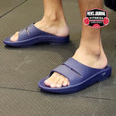 1100 OOFOS OOahh Recovery Slide, Navy - Women’s Size 7, Men’s Size 5 - Like New
