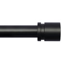 Bryondeth Standard Curtain Rod & Wall Bracket SMALL WCR48B - BLACK - Like New