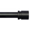Bryondeth Standard Curtain Rod & Wall Bracket SMALL WCR48B - BLACK - Like New