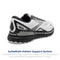 BROOKS MEN’S ADRENALINE GTS 23 SHOES - OYSTER/EBONY/ALLOY - SIZE 12/11 - Like New