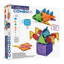MAGNA-TILES® Combo 46-Piece Magnetic Building Set, 244046COM - Multi Color - Like New