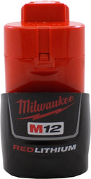 MILWAUKEE M12 REDLITHIUM CP1.5 BATTERY PACK 1-PACK RED/BLACK - 48-11-2401 - Like New