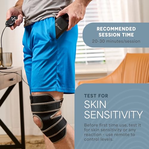 LifePro Red Light Therapy Knee Brace Portable Infrared Device Pain Relief - Gray - Like New