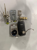 KAADAS ELECTRONIC KEYPAD LEVER DOOR LOCK SILVER AND BLACK - SILVER BLACK - Like New