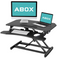 ABOX GSD63HE Electric Powered Standing Desk Converter Monitor Stands - Black - Like New