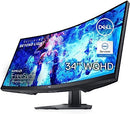 Dell Curved Gaming 34" WQHD 3440 x 1440 Curved Monitor S3422DWG - Black - Like New