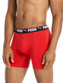 PCOREM151996 Puma men's 5 pack performance boxer briefs navy/red/black Size L - Brand New