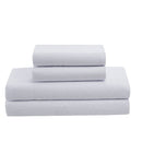 DOBBY STRIPE 8 PIECE COMFORTER SET QUEEN - WHITE - Brand New